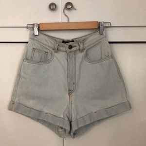 American Apparel High Waisted Shorts